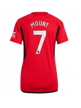 Ženski Nogometna dresi replika Manchester United Mason Mount #7 Domači 2023-24 Kratek rokav